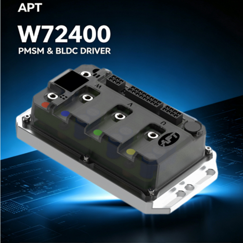 APT W72400 72V 15KW Peak PMSM & BLDC وحدة تحكم المحرك مع FOC، بلوتوث، CANBUS